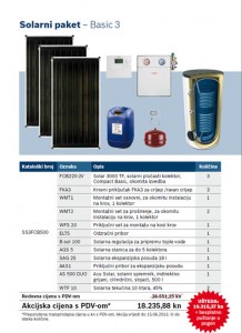 Bosch solarni paket Basic 3